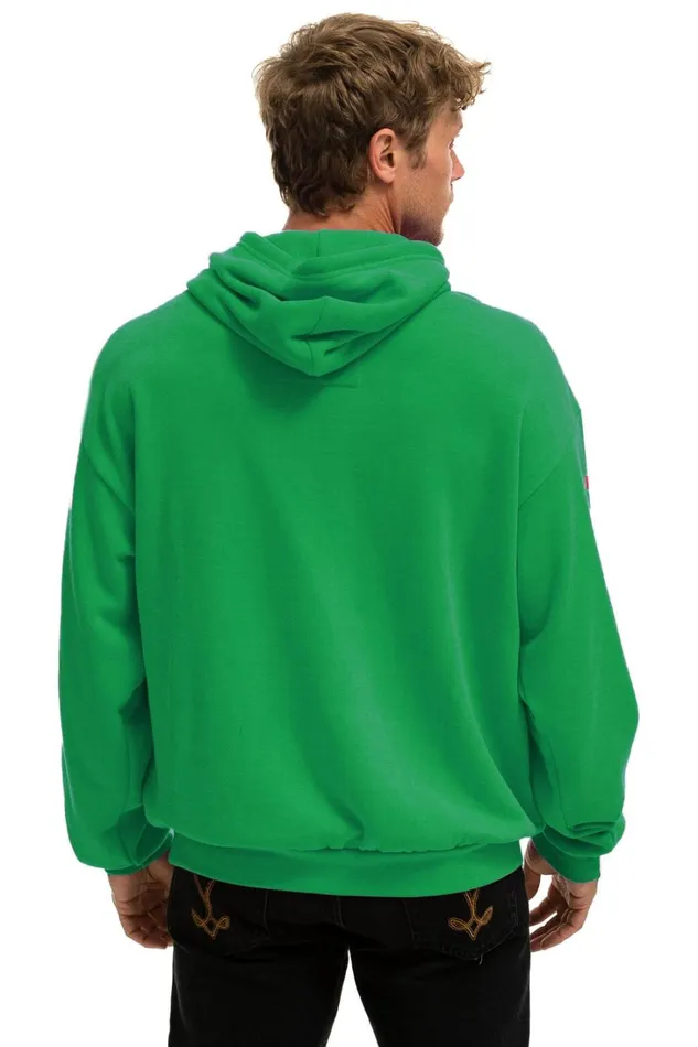 WomenMen Tops Aviator Nation AVIATOR NATION RELAXED PULLOVER HOODIE 8211 KELLY GREEN WomenMen Tops Aviator Nation AVIATOR NATION RELAXED PULLOVER HOODIE 8211 KELLY GREEN