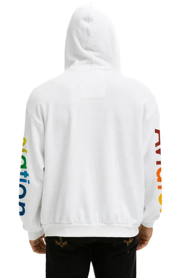 WomenMen Tops Aviator Nation WASTE MANAGEMENT OPEN 2024 RELAXED ZIP HOODIE 8211 WHITE WomenMen Tops Aviator Nation WASTE MANAGEMENT OPEN 2024 RELAXED ZIP HOODIE 8211 WHITE