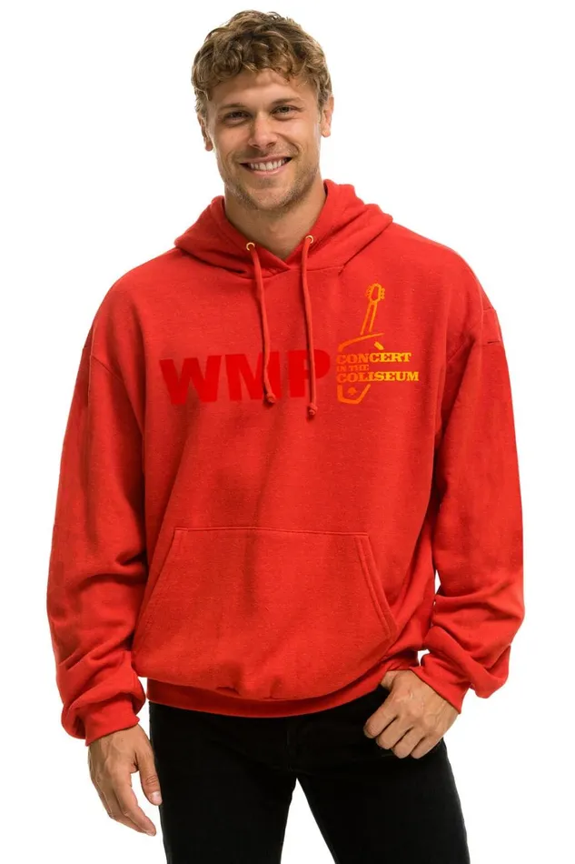 WomenMen Tops Aviator Nation WMPXO 2024 COLISEUM CONCERT RELAXED PULLOVER HOODIE 8211 RED WomenMen Tops Aviator Nation WMPXO 2024 COLISEUM CONCERT RELAXED PULLOVER HOODIE 8211 RED