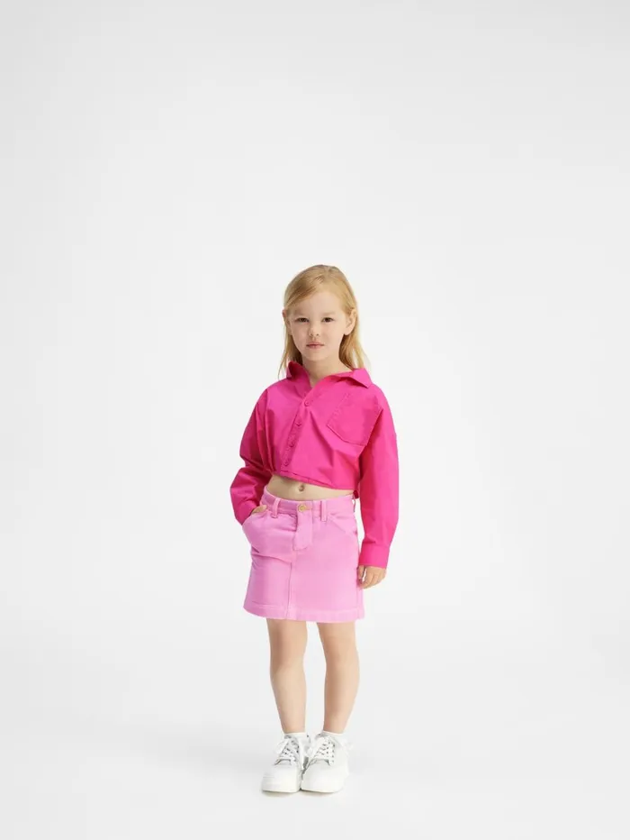 WomenMen Tops JACQUEMUS The Mejean Kids039 Shirt Neon Pink