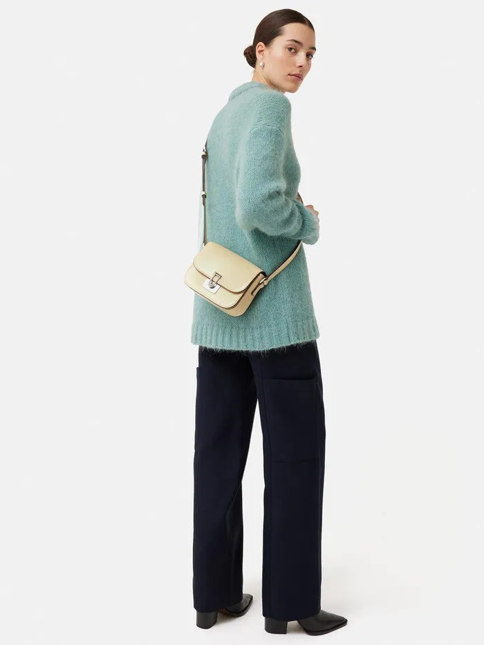 Women Meret Crossbody Cream Jigsaw Leather