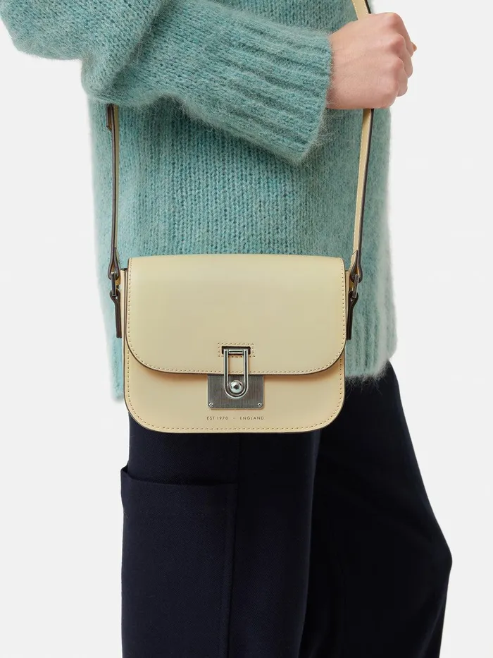 Women Meret Crossbody Cream Jigsaw Leather