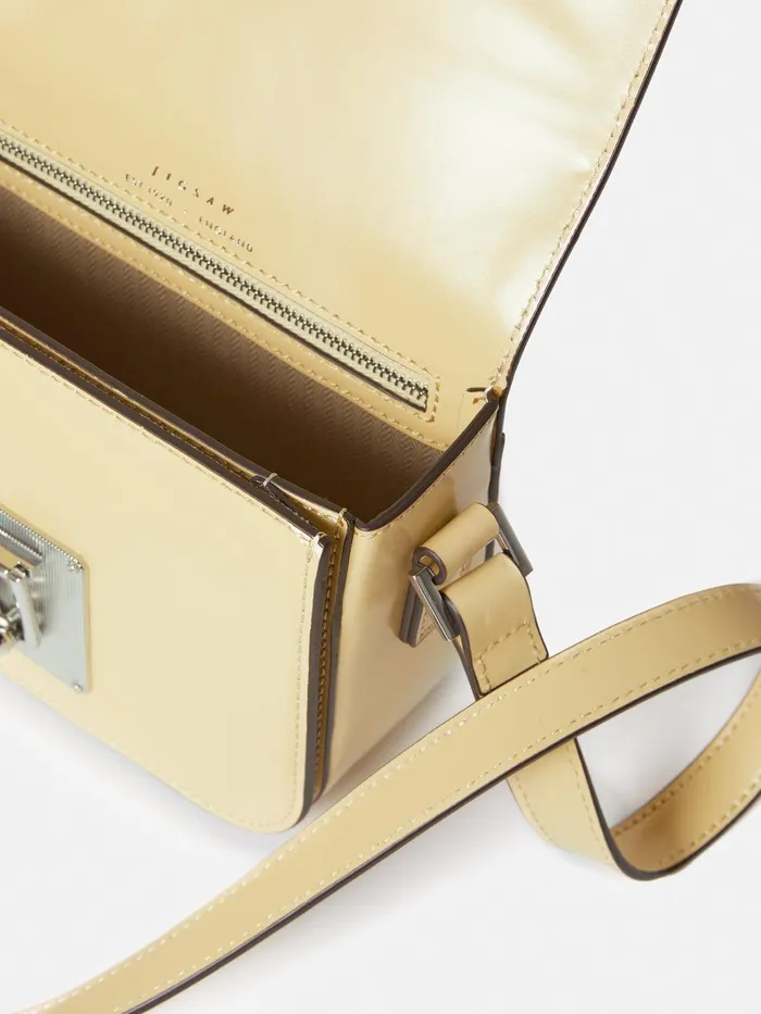 Women Meret Crossbody Cream Jigsaw Leather