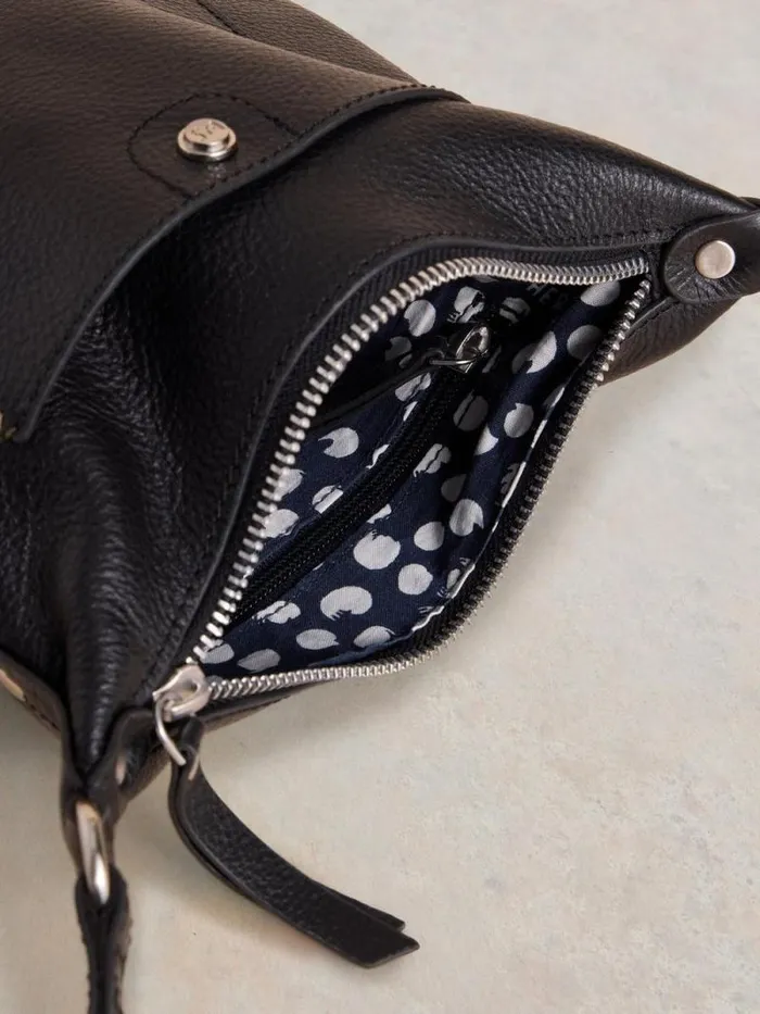 Women Mini Leather Fern Crossbody Pure Black White Stuff Bags and Purses Women Mini Leather Fern Crossbody Pure Black White Stuff Bags and Purses