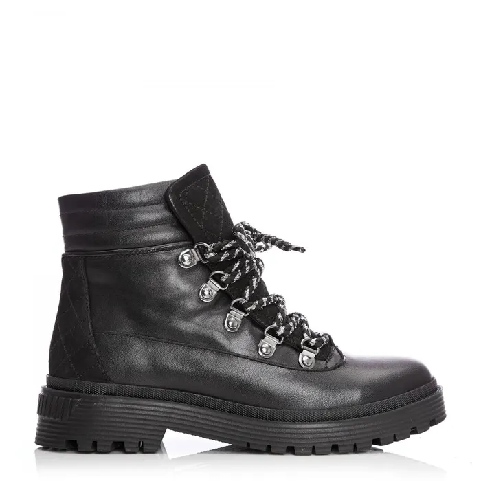 Women Moda In Pelle Black Boots Analeece Black Leather