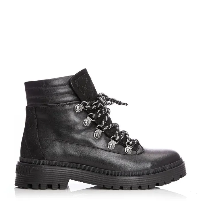 Women Moda In Pelle Black Boots Analeece Black Leather