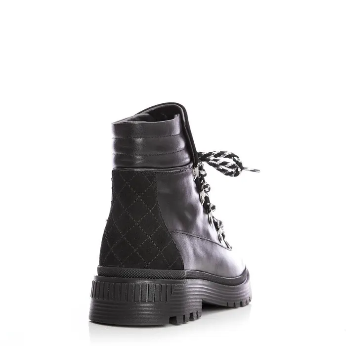 Women Moda In Pelle Black Boots Analeece Black Leather