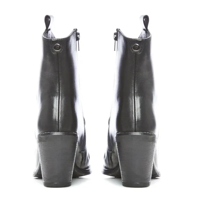 Women Moda In Pelle Black Boots Betsie Black Leather