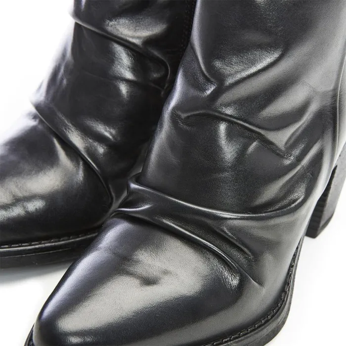 Women Moda In Pelle Black Boots Betsie Black Leather