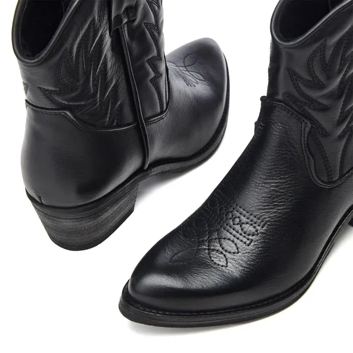 Women Moda In Pelle Black Boots Bettsie Black Leather