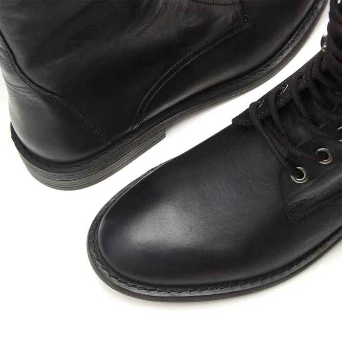 Women Moda In Pelle Black Boots Bsoleful BHalsey Black Leather