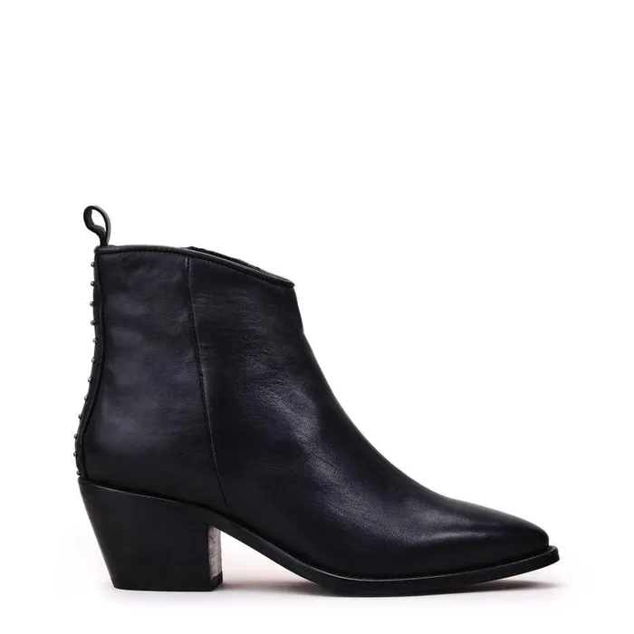 Women Moda In Pelle Black Boots Maevie Black Leather