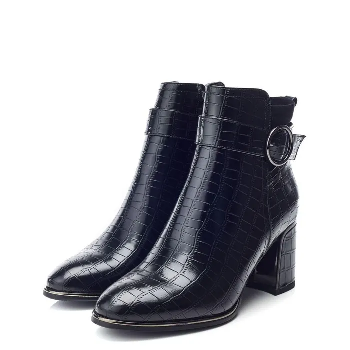 Women Moda In Pelle Black Boots Paeden Black Porvair