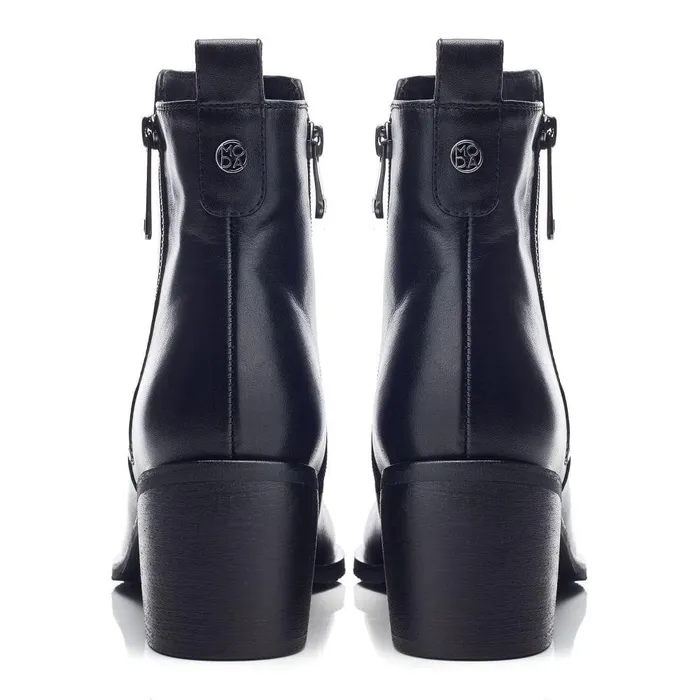 Women Moda In Pelle Black Boots Perth Black Leather