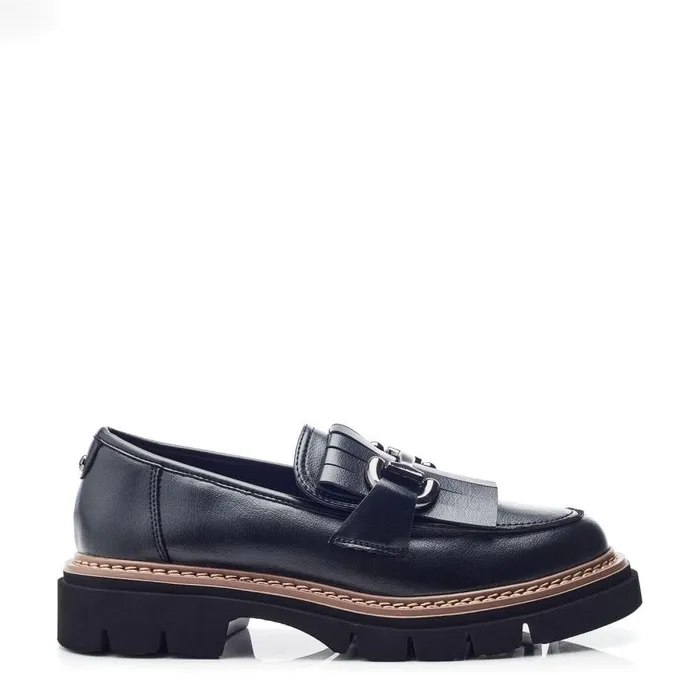Women Moda In Pelle Casual Shoes Daniya Black Porvair
