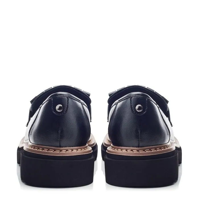 Women Moda In Pelle Casual Shoes Daniya Black Porvair