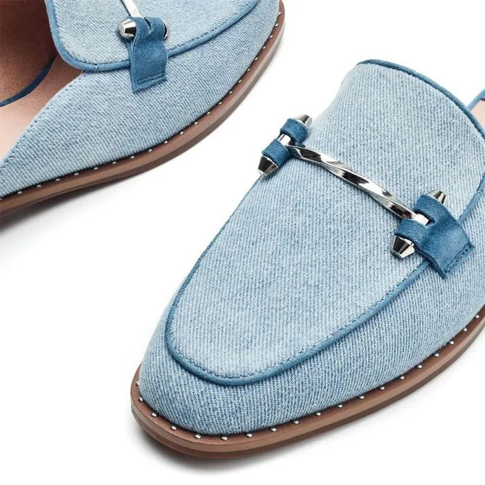 Women Moda In Pelle Casual Shoes Ellajean Denim Textile