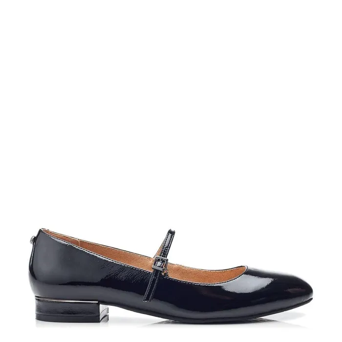 Women Moda In Pelle Casual Shoes Florentin Black Patent Leather