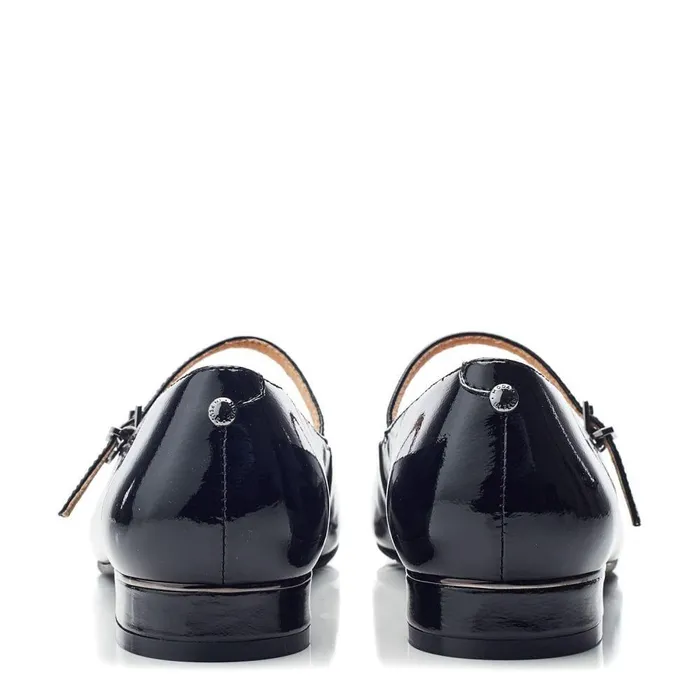 Women Moda In Pelle Casual Shoes Florentin Black Patent Leather