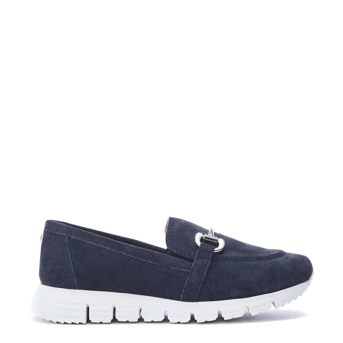 Women Moda In Pelle Casual Shoes Francie Navy Suede