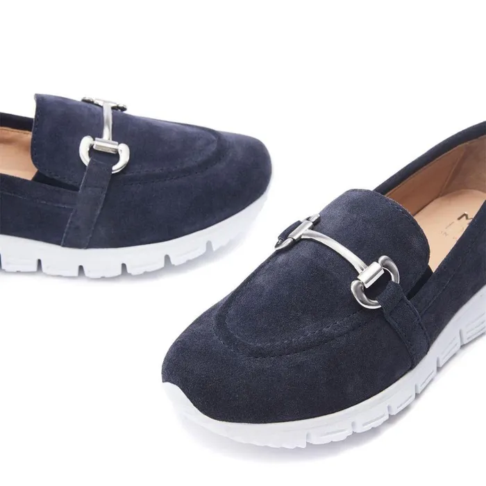 Women Moda In Pelle Casual Shoes Francie Navy Suede