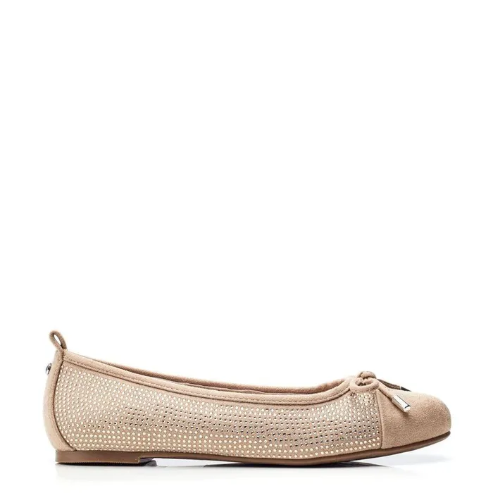 Women Moda In Pelle Casual Shoes Frieda Taupe Alcantara
