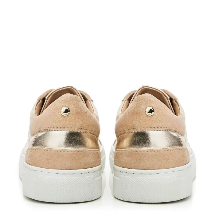 Women Moda In Pelle Casual Trainers Ariba Off White Leather
