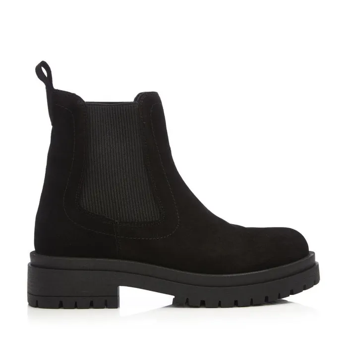 Women Moda In Pelle Chelsea Boots Bsoleful BWaya Black Suede