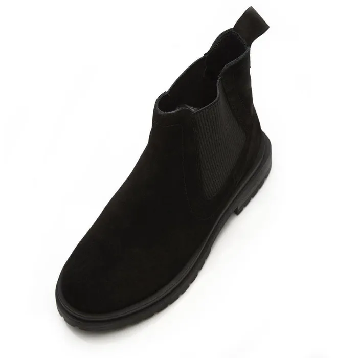 Women Moda In Pelle Chelsea Boots Bsoleful BWaya Black Suede