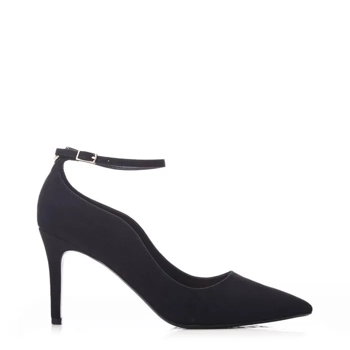 Women Moda In Pelle Court Shoes Cristel Black Alcantara