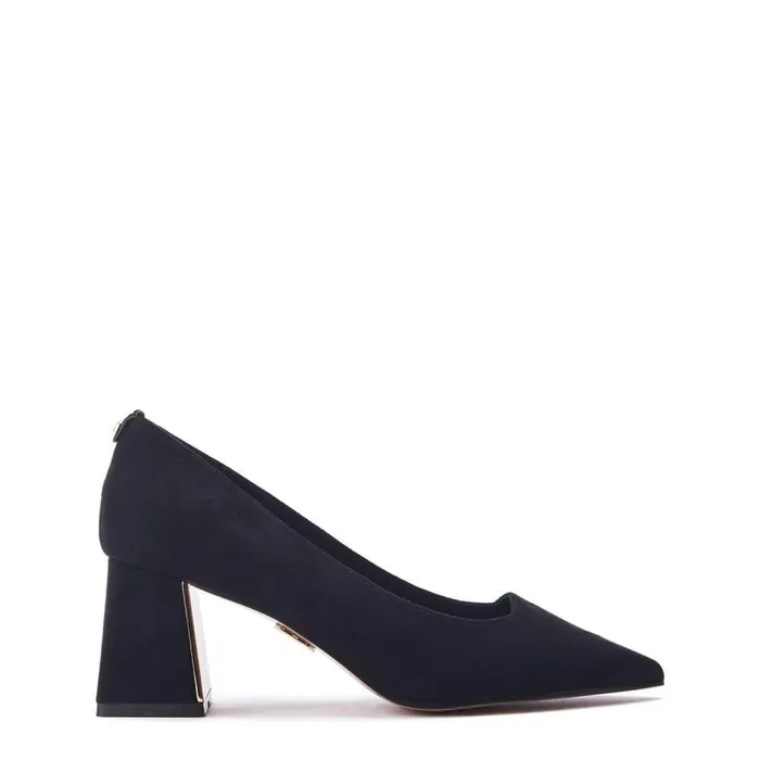 Women Moda In Pelle Court Shoes Gaela Black Alcantara
