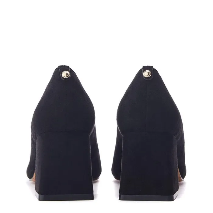 Women Moda In Pelle Court Shoes Gaela Black Alcantara