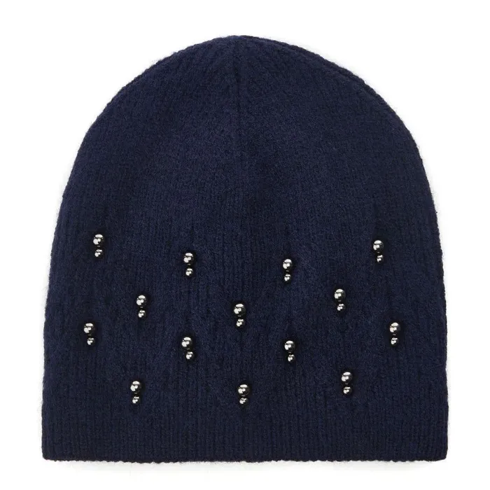 Women Moda In Pelle Hats Promysehat Navy Textile