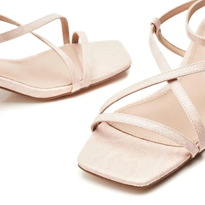 Women Moda In Pelle Heeled Sandals Lisabeth Cameo Porvair