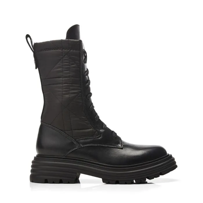 Women Moda In Pelle MidCalf Boots Dulcie Black Porvair