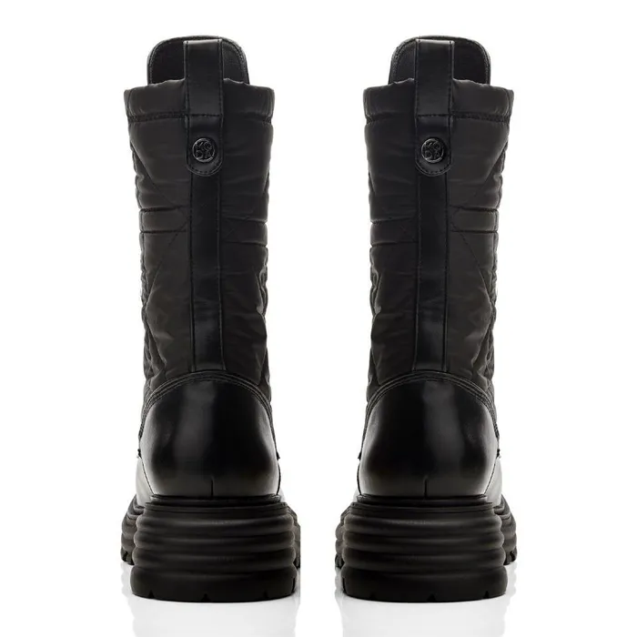 Women Moda In Pelle MidCalf Boots Dulcie Black Porvair