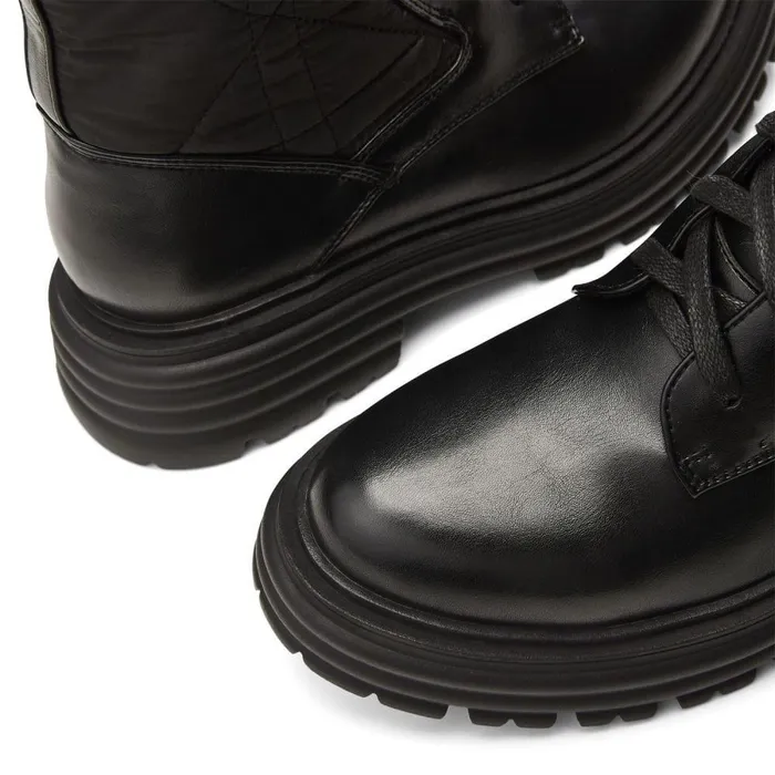 Women Moda In Pelle MidCalf Boots Dulcie Black Porvair
