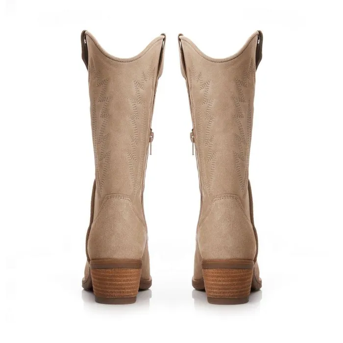 Women Moda In Pelle MidCalf Boots Fanntine Stone Suede Women Moda In Pelle MidCalf Boots Fanntine Stone Suede
