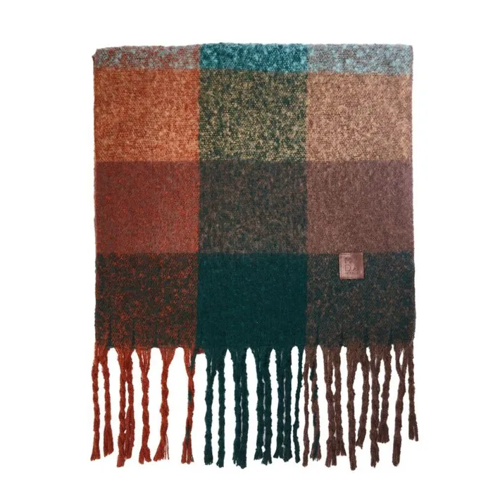 Women Moda In Pelle Scarves Asterscarf Green Textile Women Moda In Pelle Scarves Asterscarf Green Textile