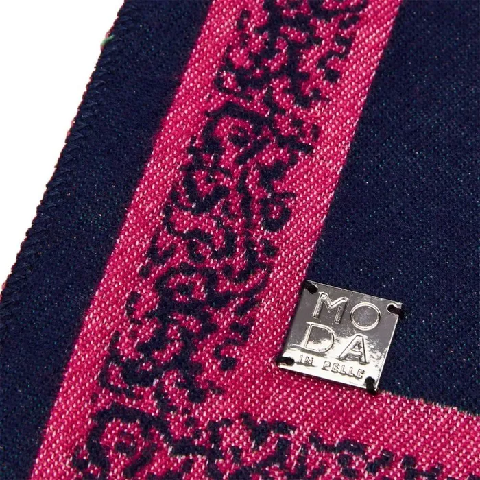 Women Moda In Pelle Scarves Leonniescarf Pink Textile
