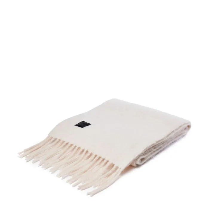 Women Moda In Pelle Scarves Sareyahscarf Cream Textile Women Moda In Pelle Scarves Sareyahscarf Cream Textile