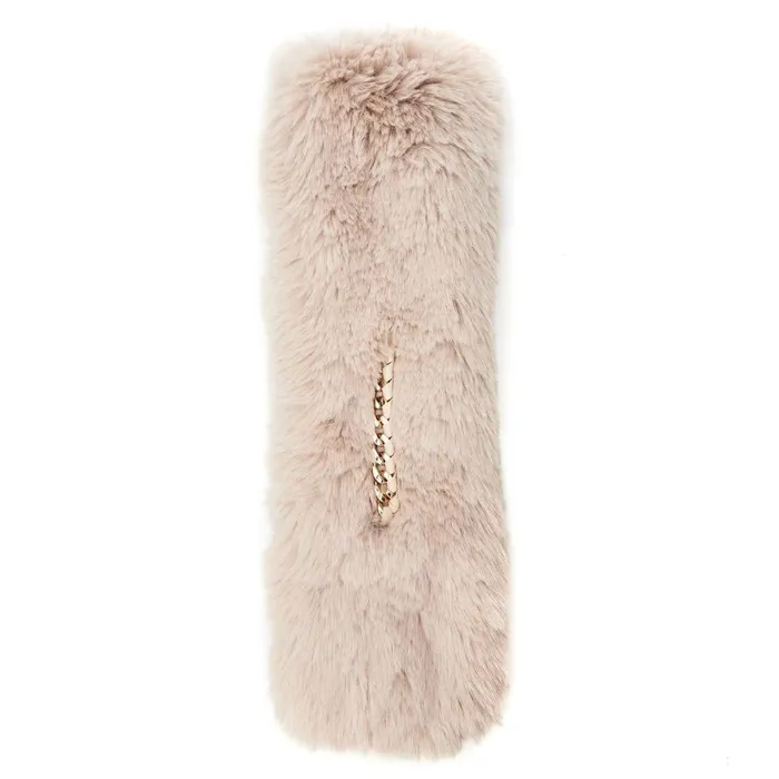 Women Moda In Pelle Scarves Yitzelscarf Cream Faux Fur Women Moda In Pelle Scarves Yitzelscarf Cream Faux Fur