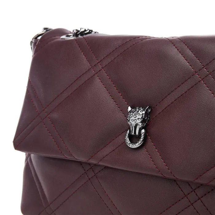 Women Moda In Pelle Shoulder Bags Bea Bag Burgundy Porvair