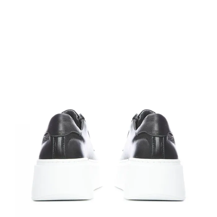 Women Moda In Pelle SlipOn Trainers Bsoleful B Axell Black Leather