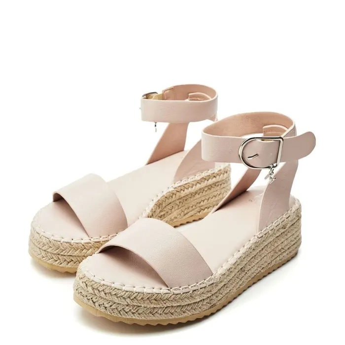 Women Moda In Pelle Wedge Sandals Nasha Cameo Porvair