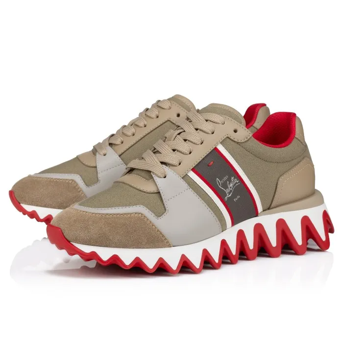 Women Nastroshark Sneakers 8211 Calf Leather And Cotton 8211 Saharienne Christian Louboutin Sneakers Women Nastroshark Sneakers 8211 Calf Leather And Cotton 8211 Saharienne Christian Louboutin Sneakers