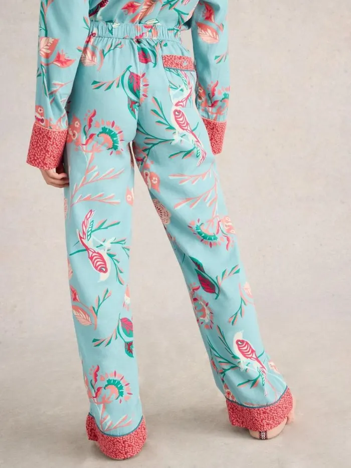 Women Nina PJ Bottom Blue Print White Stuff Nightwear Women Nina PJ Bottom Blue Print White Stuff Nightwear