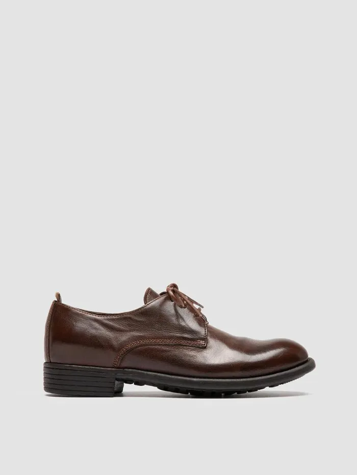 Women Officine Creative Footwear CALIXTE 068 Brown Leather Derby Shoes