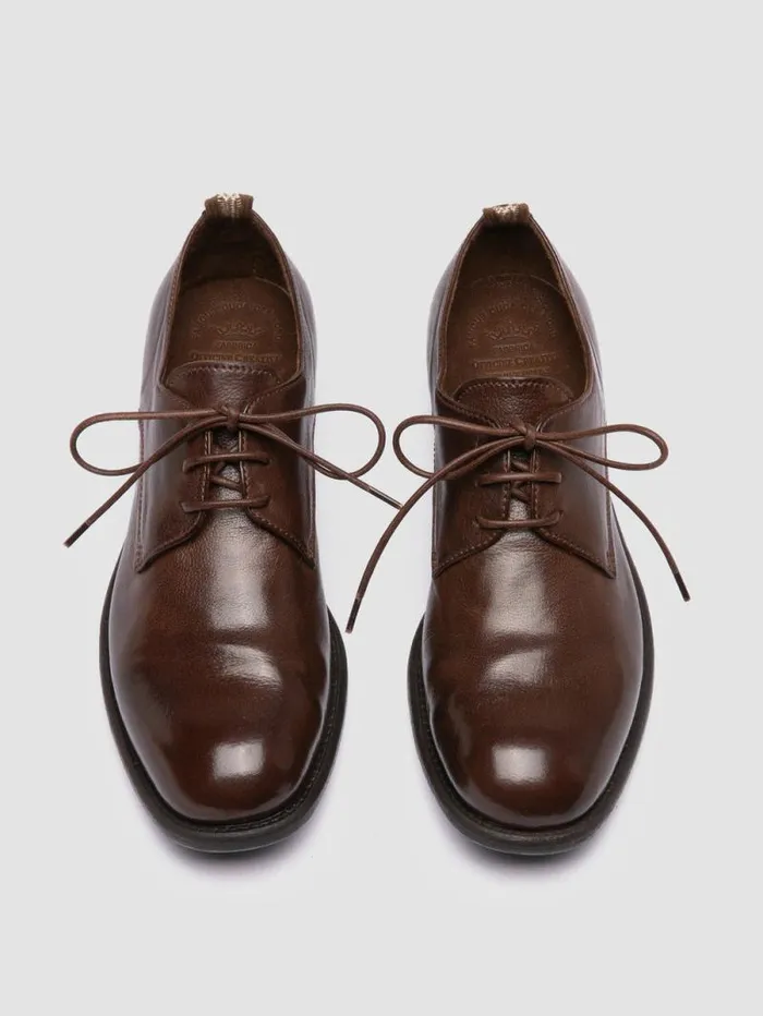 Women Officine Creative Footwear CALIXTE 068 Brown Leather Derby Shoes Women Officine Creative Footwear CALIXTE 068 Brown Leather Derby Shoes