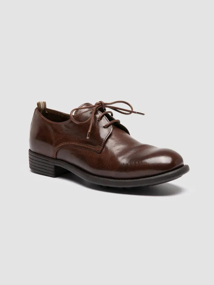 Women Officine Creative Footwear CALIXTE 068 Brown Leather Derby Shoes Women Officine Creative Footwear CALIXTE 068 Brown Leather Derby Shoes